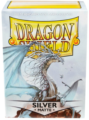 Dragon Shield - 100ct Standard Size - Silver Matte