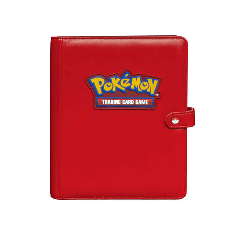 Ultra Pro: 4-Pocket Pokemon Premium Snap Binder - Red