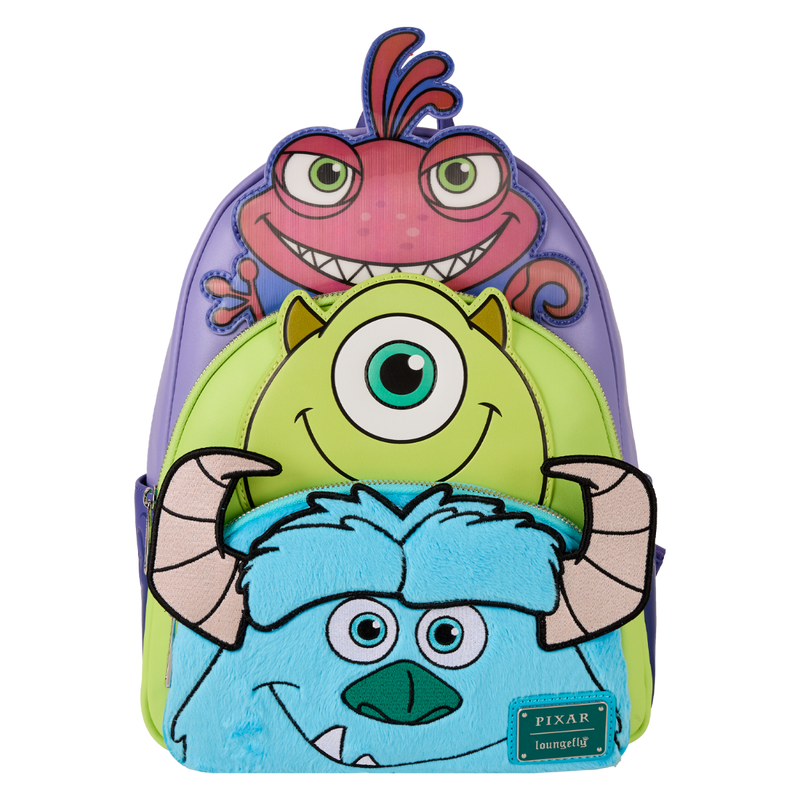 Disney Monsters Inc Triple Pocket Loungefly Backpack