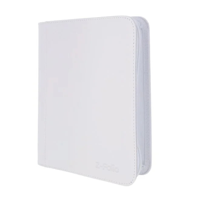 BCW 4-POCKET Z-FOLIO TOPLOADER BINDER White