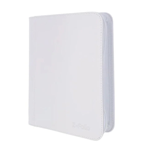 BCW 4-POCKET Z-FOLIO TOPLOADER BINDER White